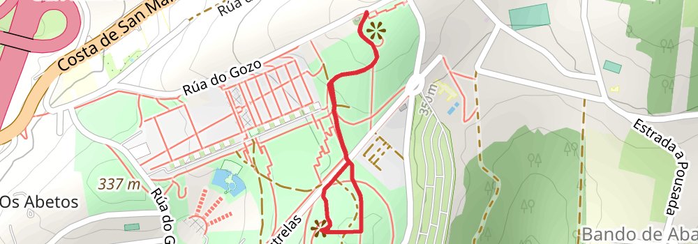 Camino Frances 4-Day Gentle Tour (Hillwalk Tours) spur 1 Map