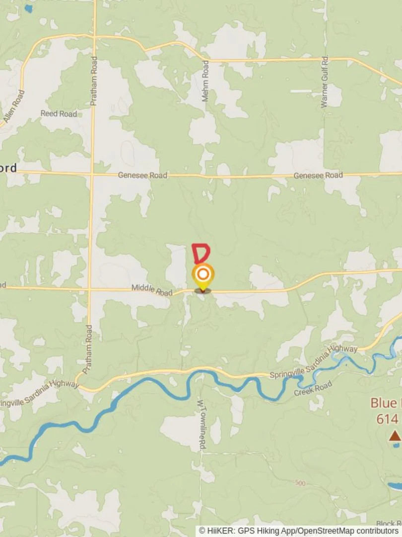 An image depicting the trail Middle Road Loop - North and its surrounding area.