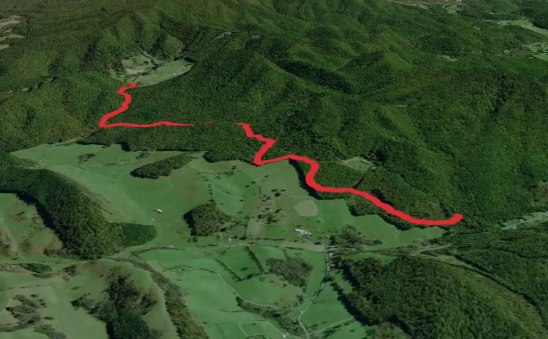 An image depicting the trail Moore Trail and its surrounding area.