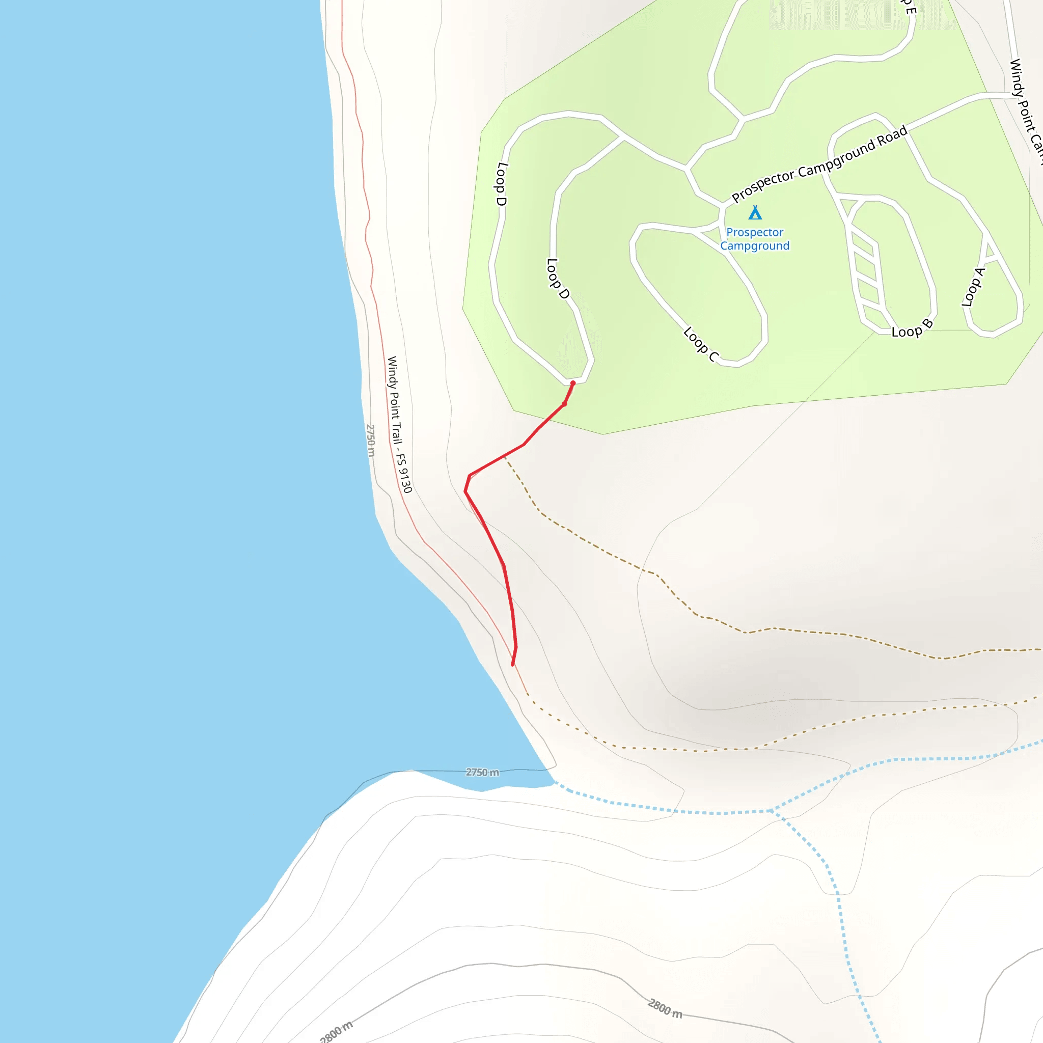 Busted Axel Trail mobile static map