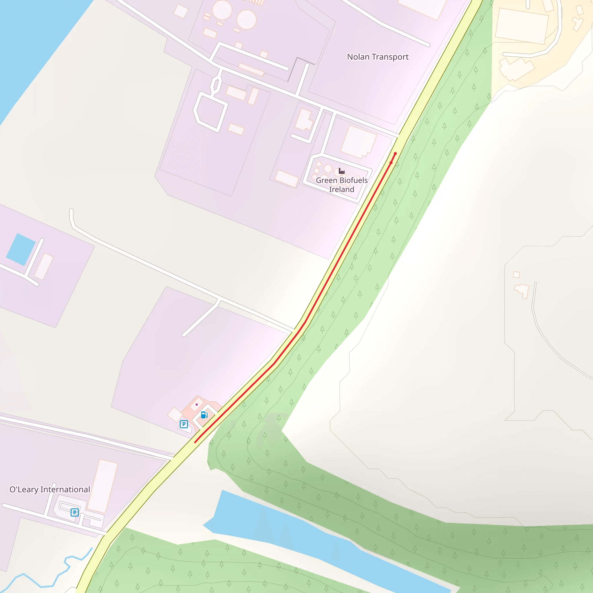 New Ross - Kelly's Wood - Lime Kiln Trail mobile static map