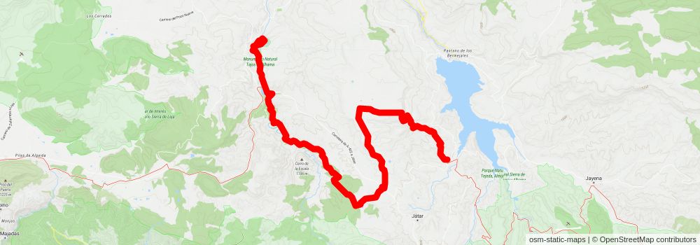 GR 7 - Andalucia stage 40 Map