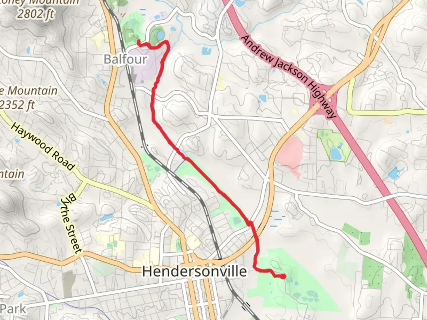 An image depicting the trail Oklawaha Greenway and its surrounding area.