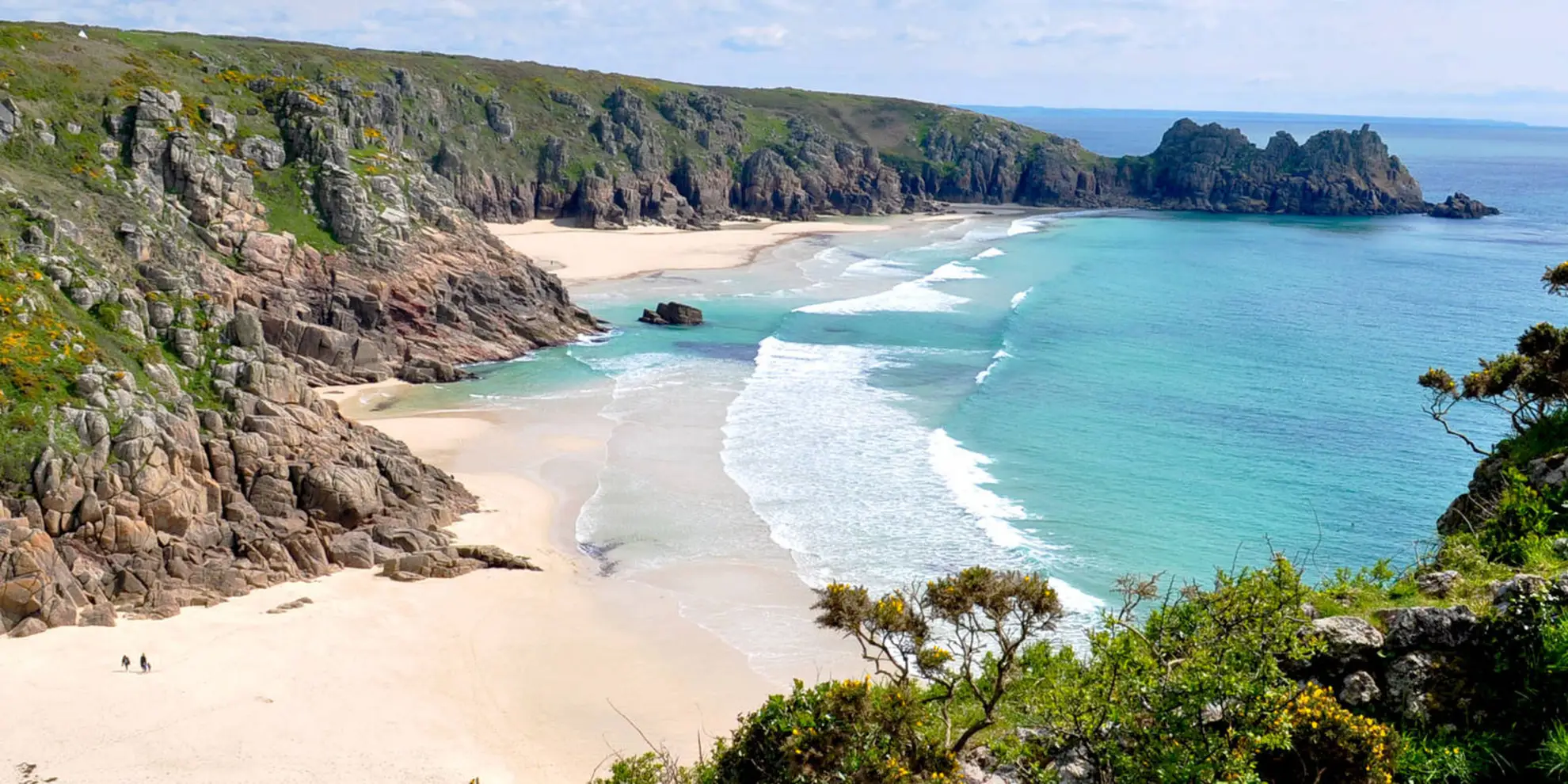 An image depicting the trail Penzance to Porthcurno via Mousehole and Lamorna and its surrounding area.