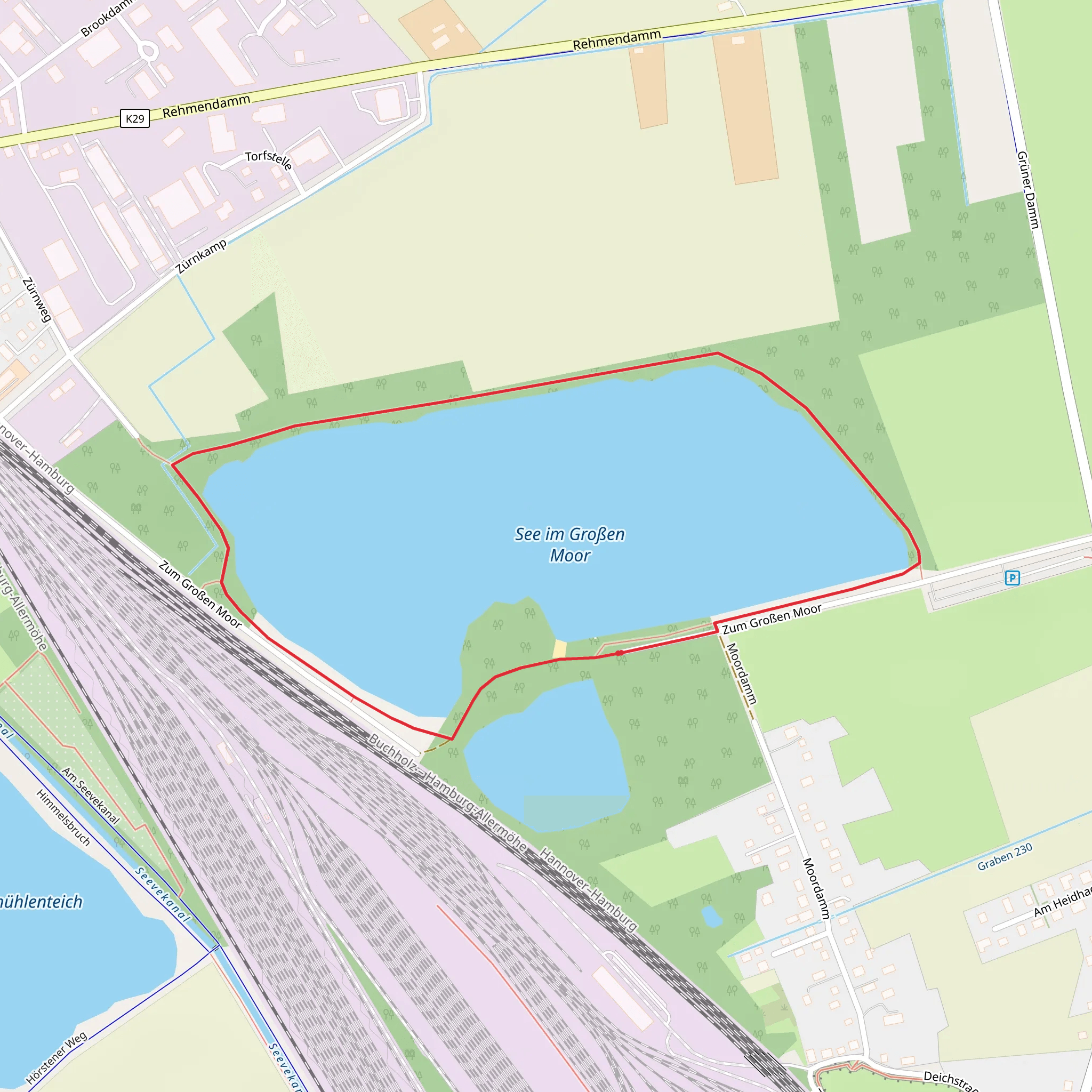 See im Großen Moor Loop mobile static map