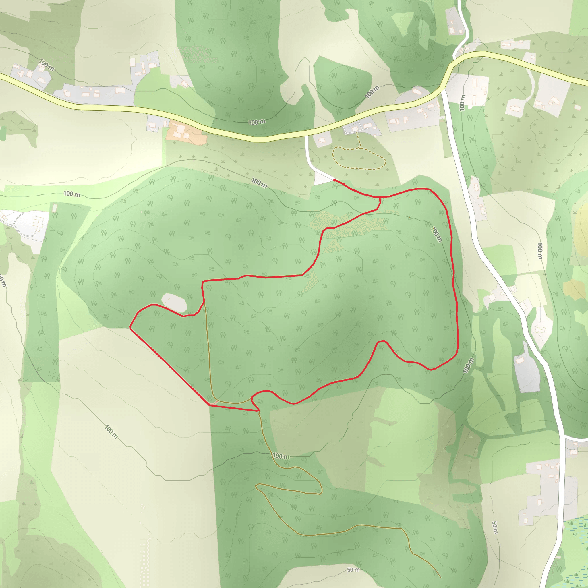 Deerpark - Court Tomb Trail mobile static map