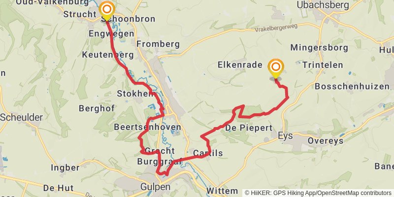 Pelgrimspad 2 stage 11 Map