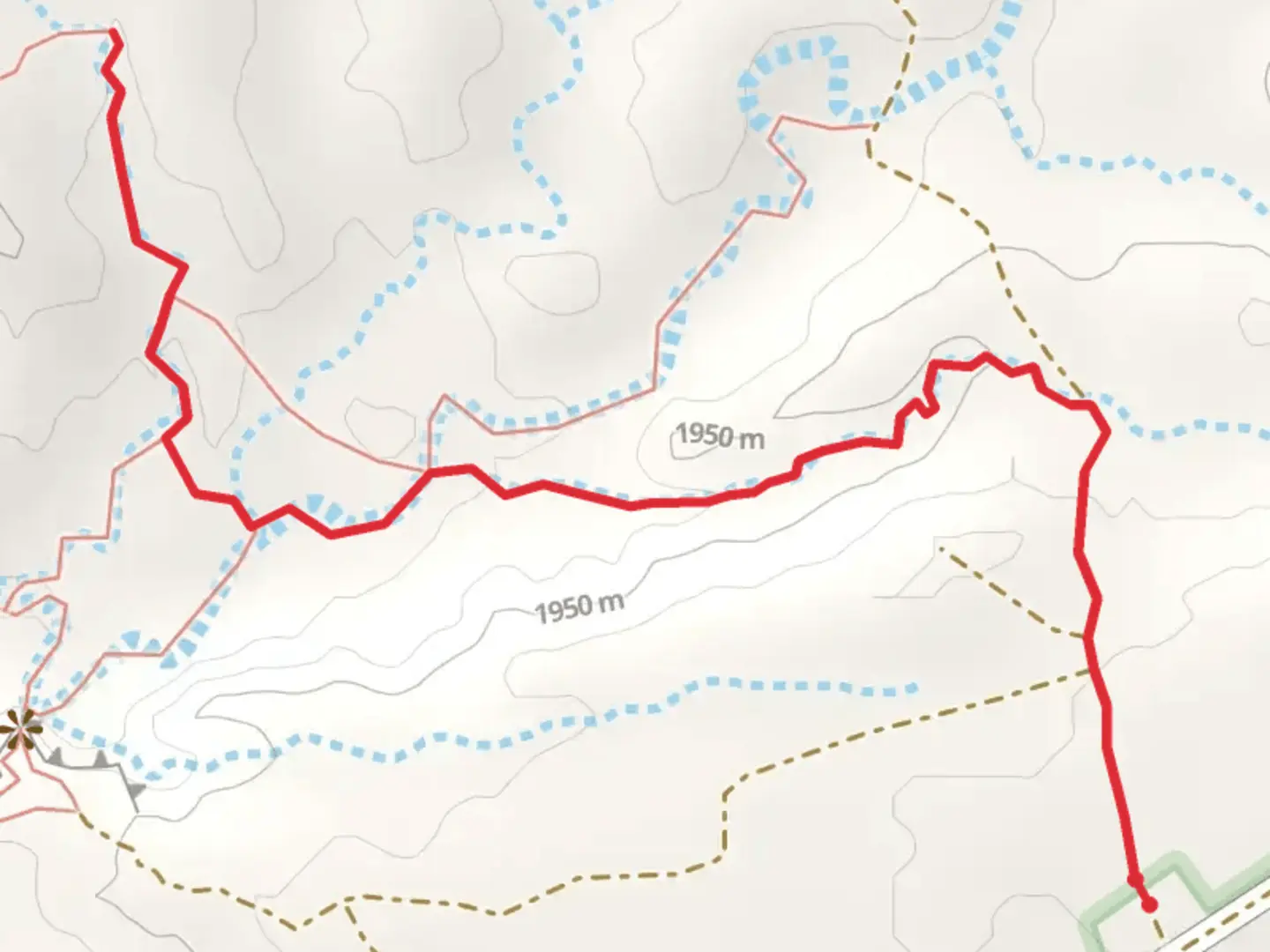 An image depicting the trail De Na Zin Wilderness Trail and its surrounding area.