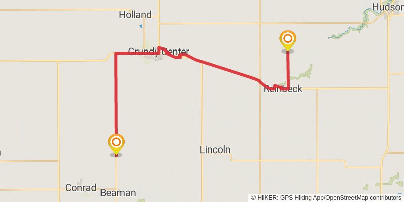 American Discovery Trail - North stage 30 Map