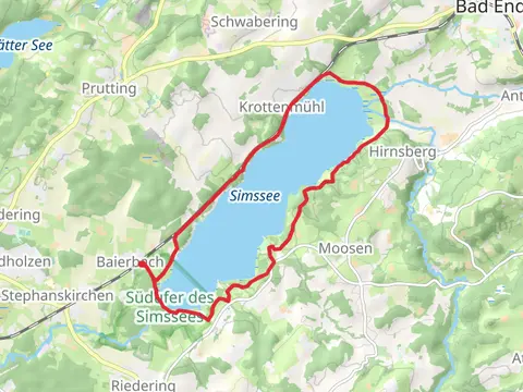 Simssee Loop from Baierbach