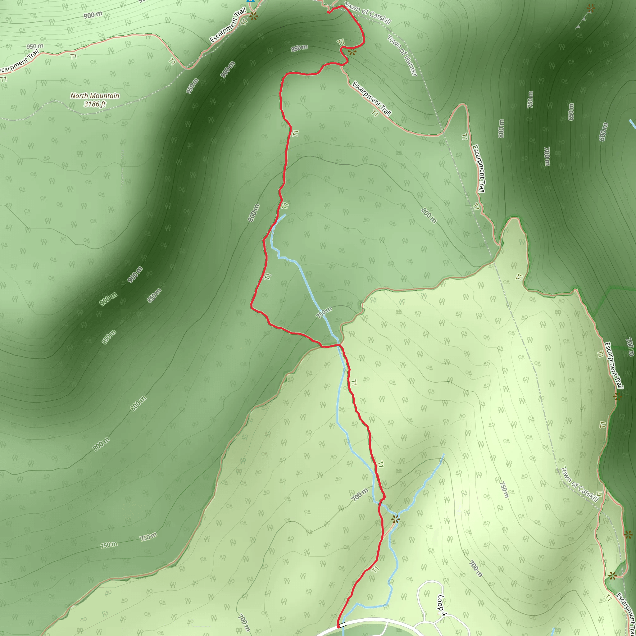 Mary S Glen Trail mobile static map
