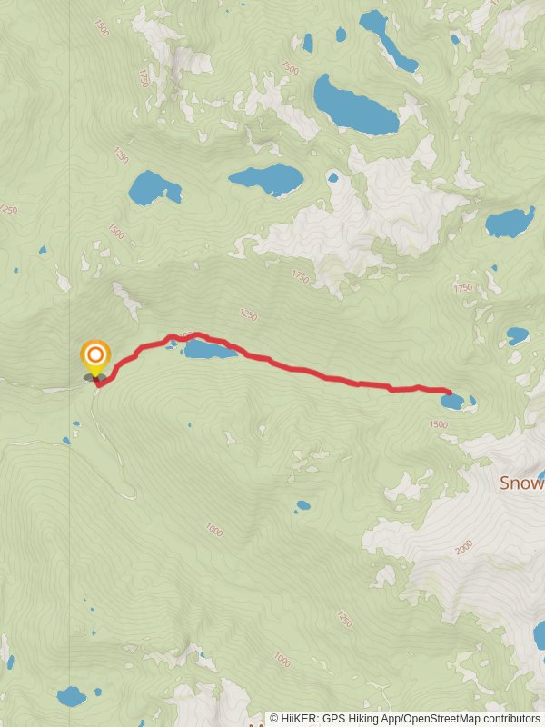 Enjar Lake Trail mobile static map