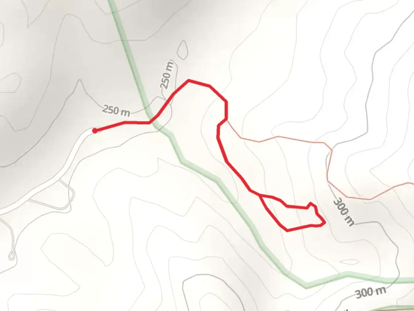 An image depicting the trail Brush Creek Road Loop and its surrounding area.
