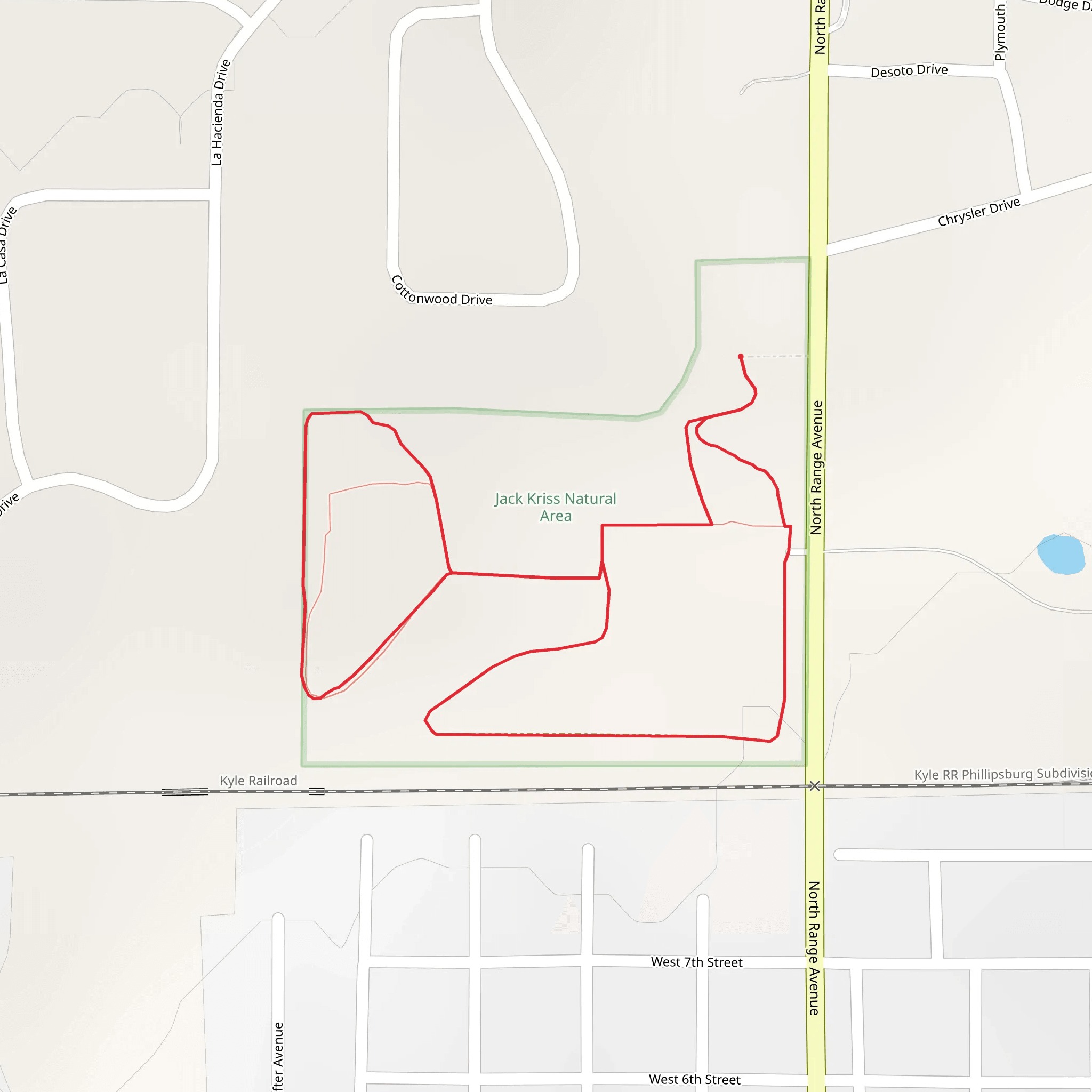 North Range Avenue West Loop mobile static map