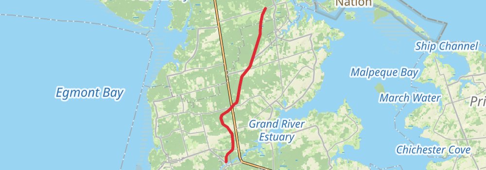 Confederation Trail stage 4 Map