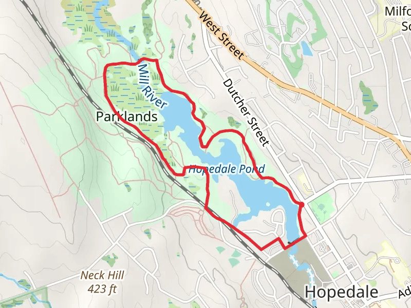 Hopedale Pond Loop Trail
