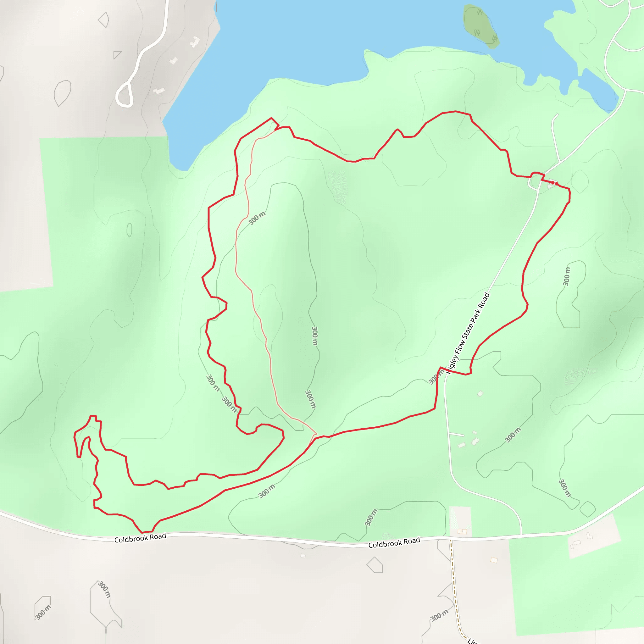 Warm Brook Loop mobile static map