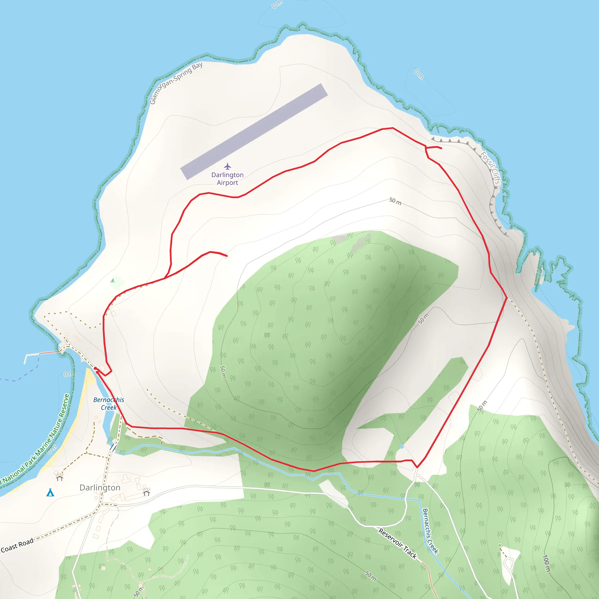 Hills Walk mobile static map