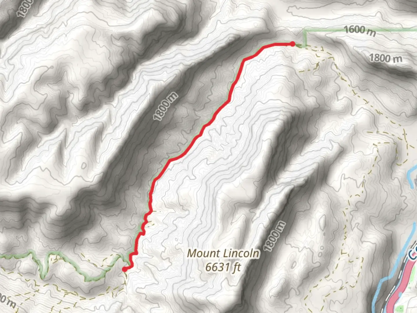 An image depicting the trail Coal Canyon and its surrounding area.