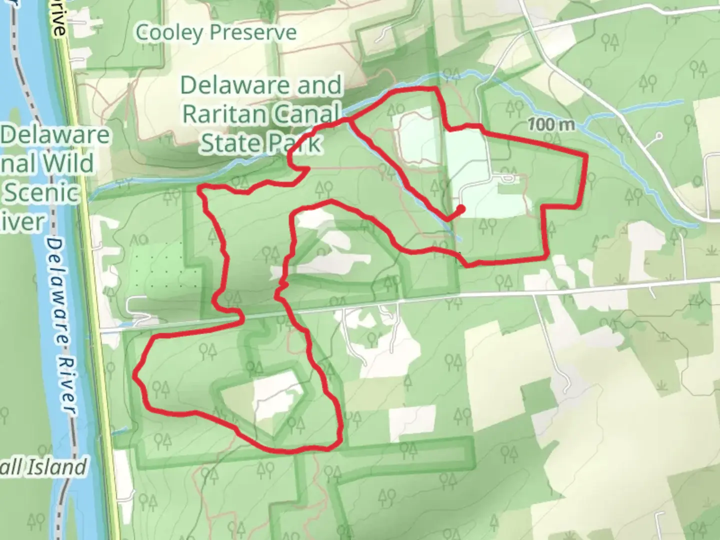 An image depicting the trail Yellow and Orange Loop Trail and its surrounding area.