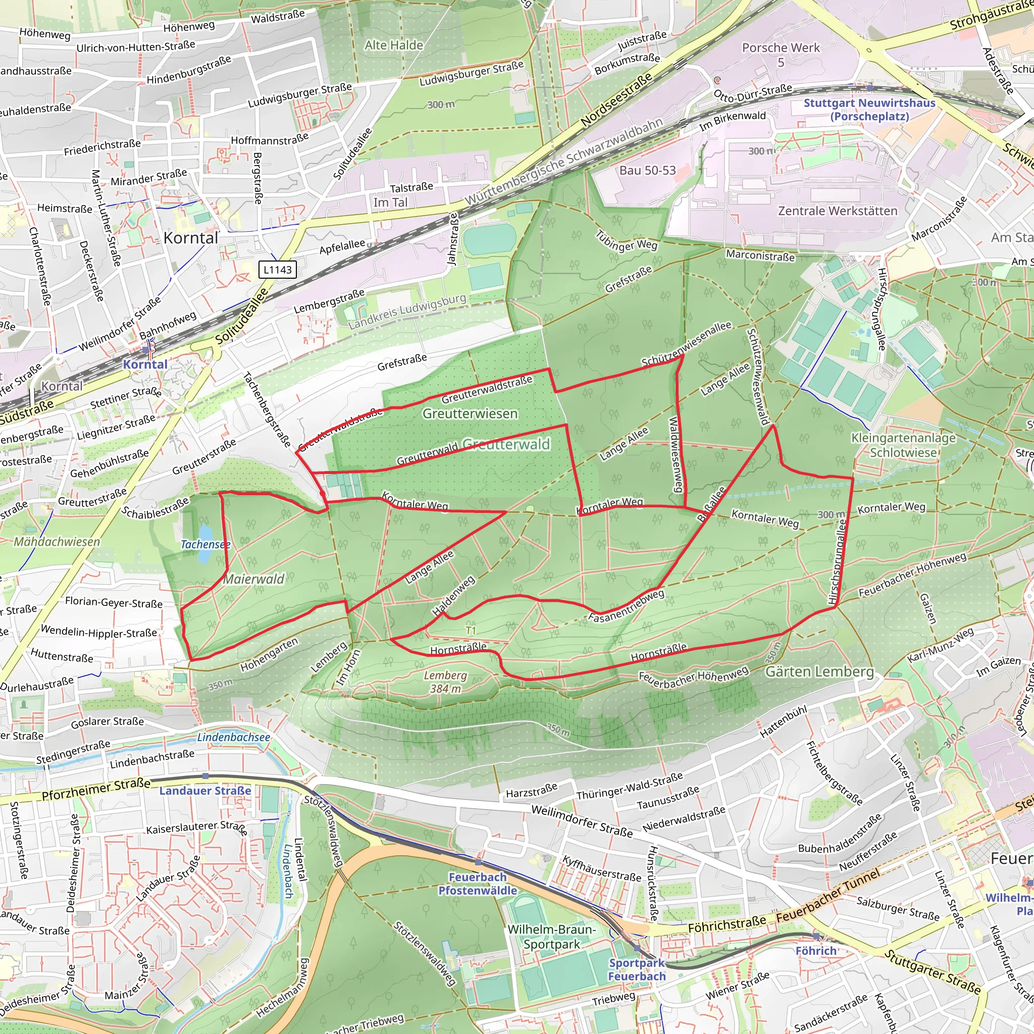 Gutterwald Loop mobile static map