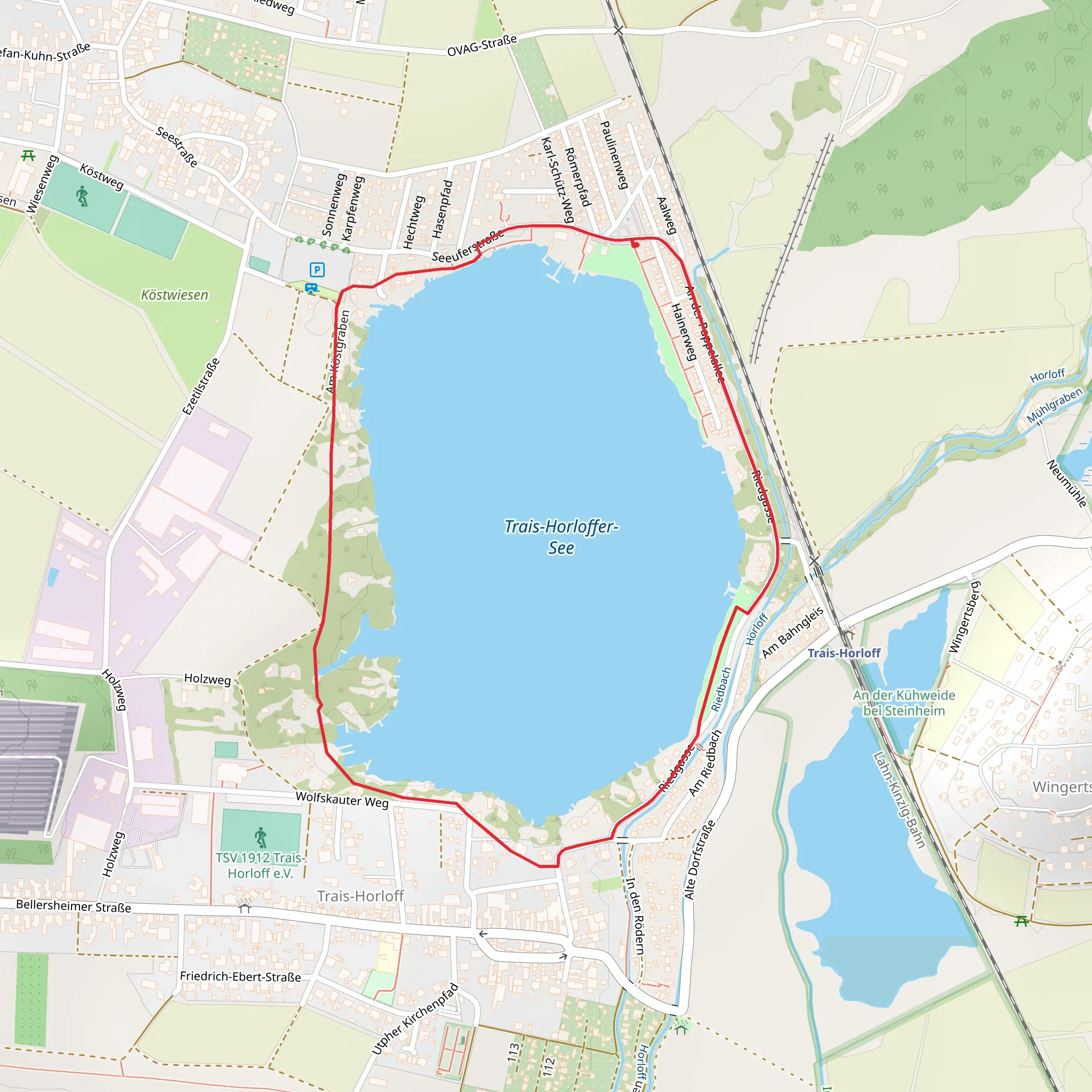 Trais-Horloffer-See Loop mobile static map