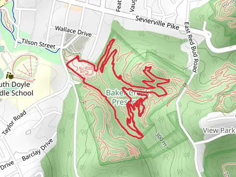 Barn Burner Downhill and Sycamoor Loop