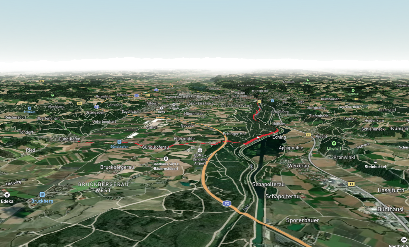 Landshut Bay to Gundlkofen Walk