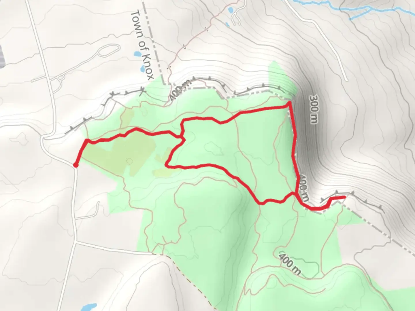 An image depicting the trail Old Stage Road Loop and its surrounding area.