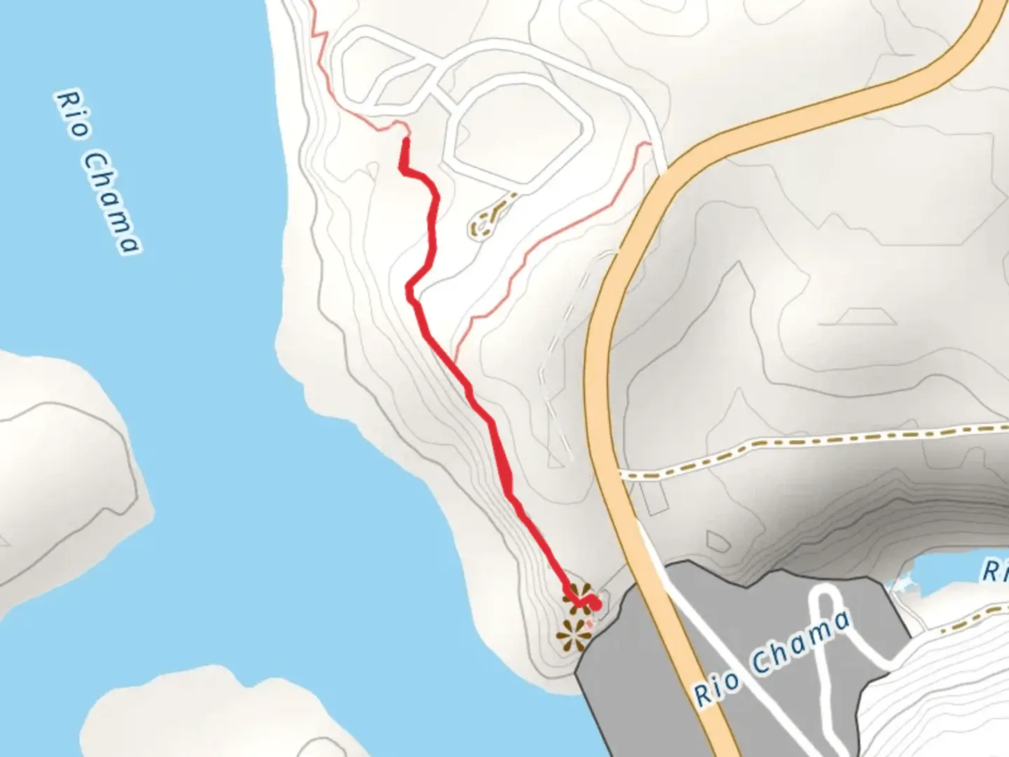 An image depicting the trail Riana Campground and its surrounding area.