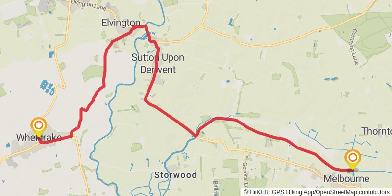 Wilberforce Way stage 4 Map