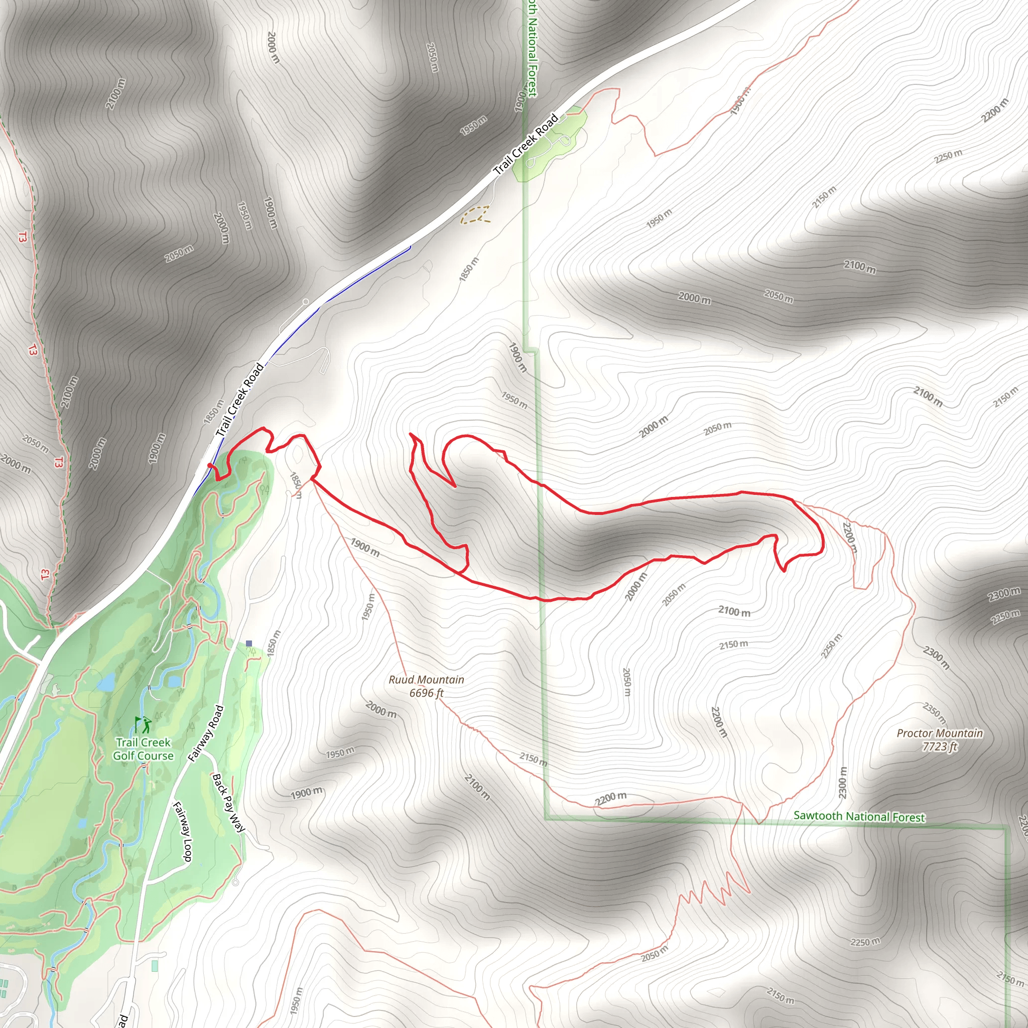 Aspen Loop mobile static map