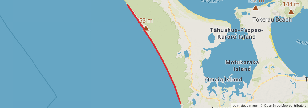 Te Araroa Trail stage 4 Map
