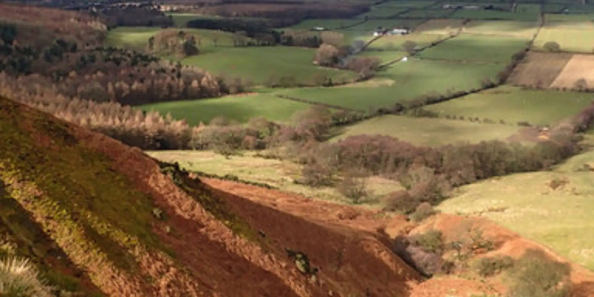 An image depicting the trail Lord Stones Walk and its surrounding area.