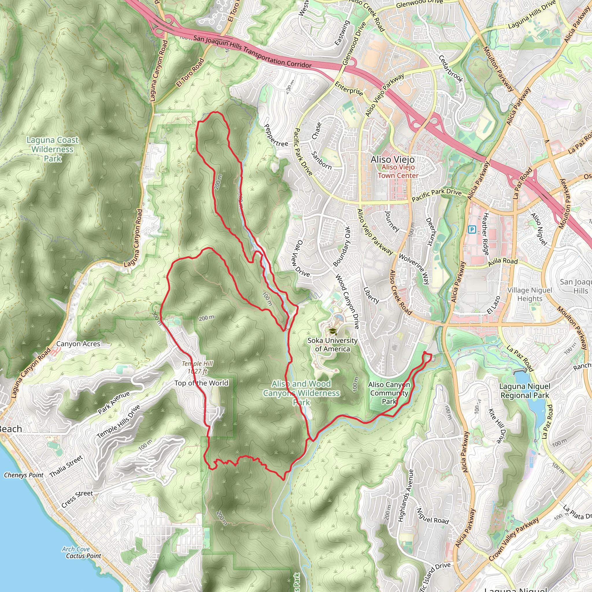 Rock it and Mathis Canyon Trail mobile static map