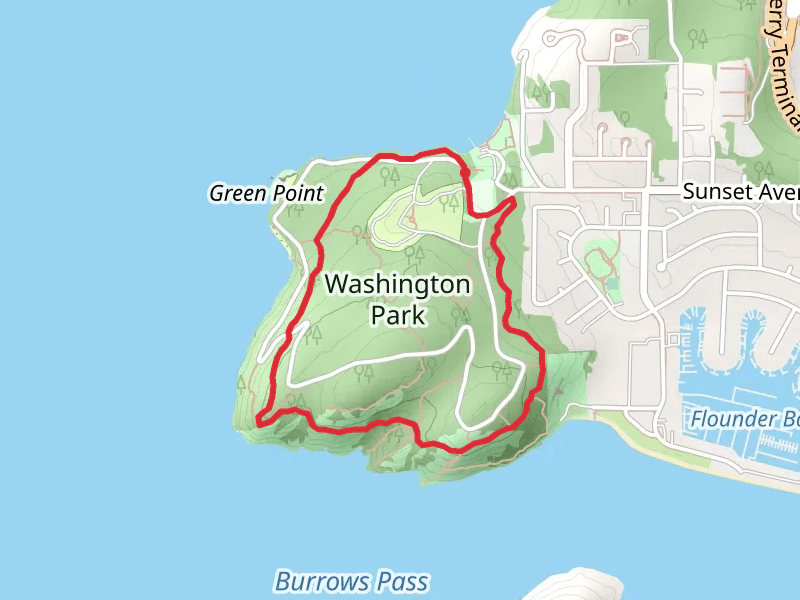 Washington Park Loop from Loop Road