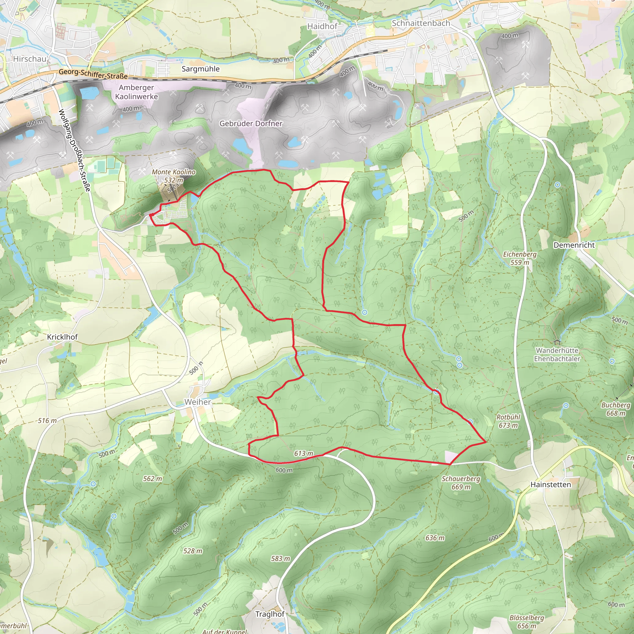 Gipfel Weg mobile static map