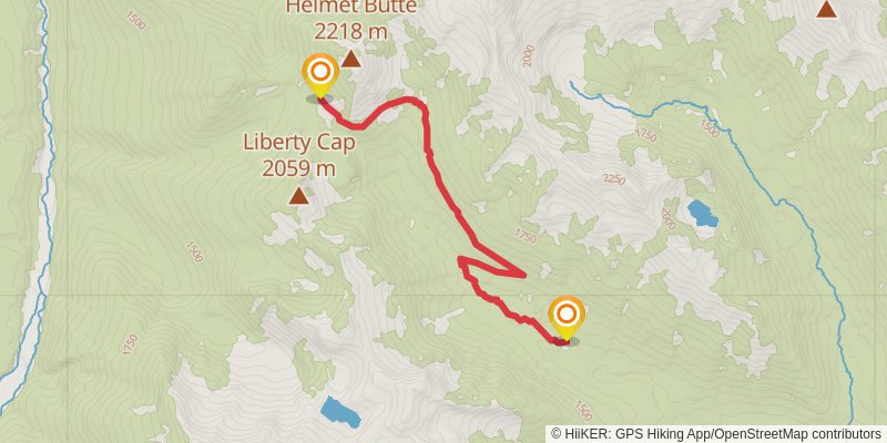 Triad Trail via Buck Creek Trail stage 2 Map