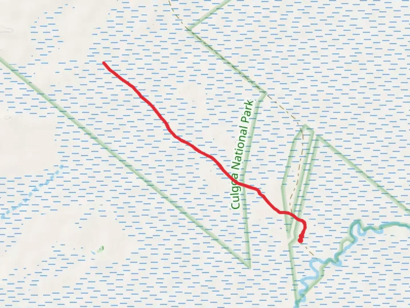 An image depicting the trail Culgoa Connellys Track and its surrounding area.