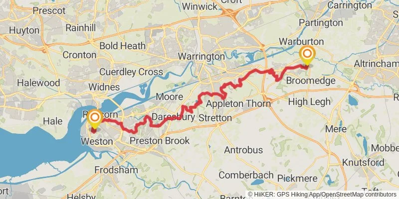 Mersey Valley Timberland Trail map