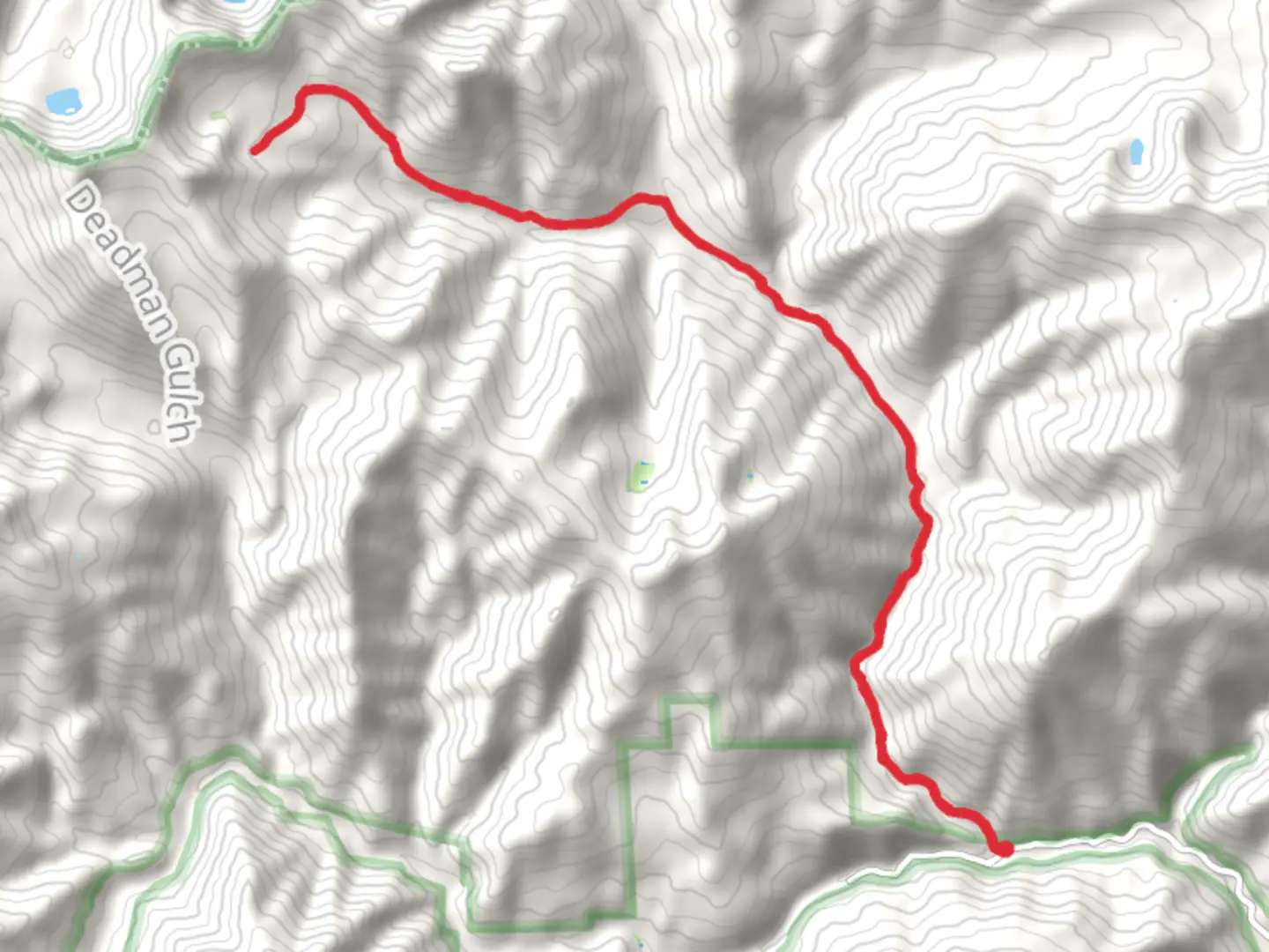 An image depicting the trail North Fork Coffee Creek Trail and its surrounding area.