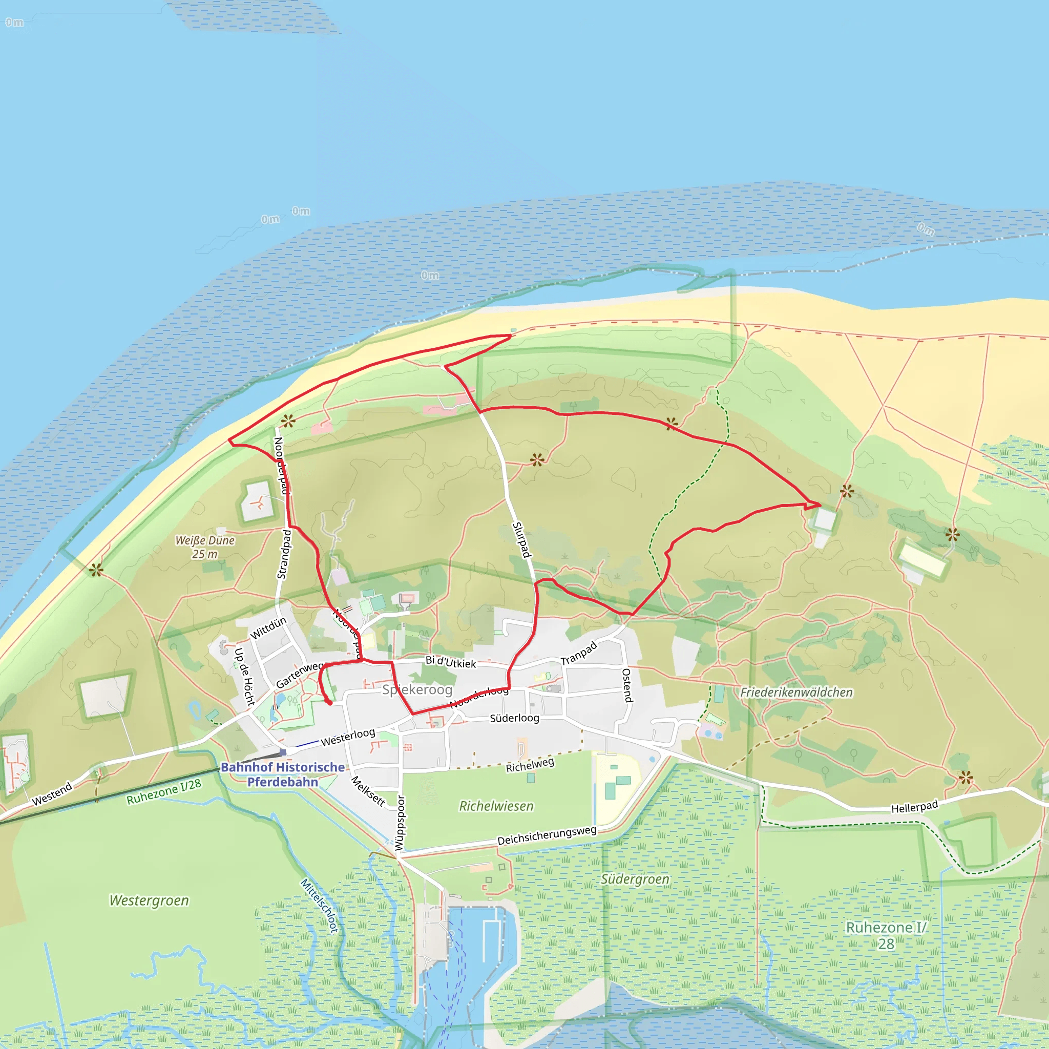 Noorderpad Loop mobile static map