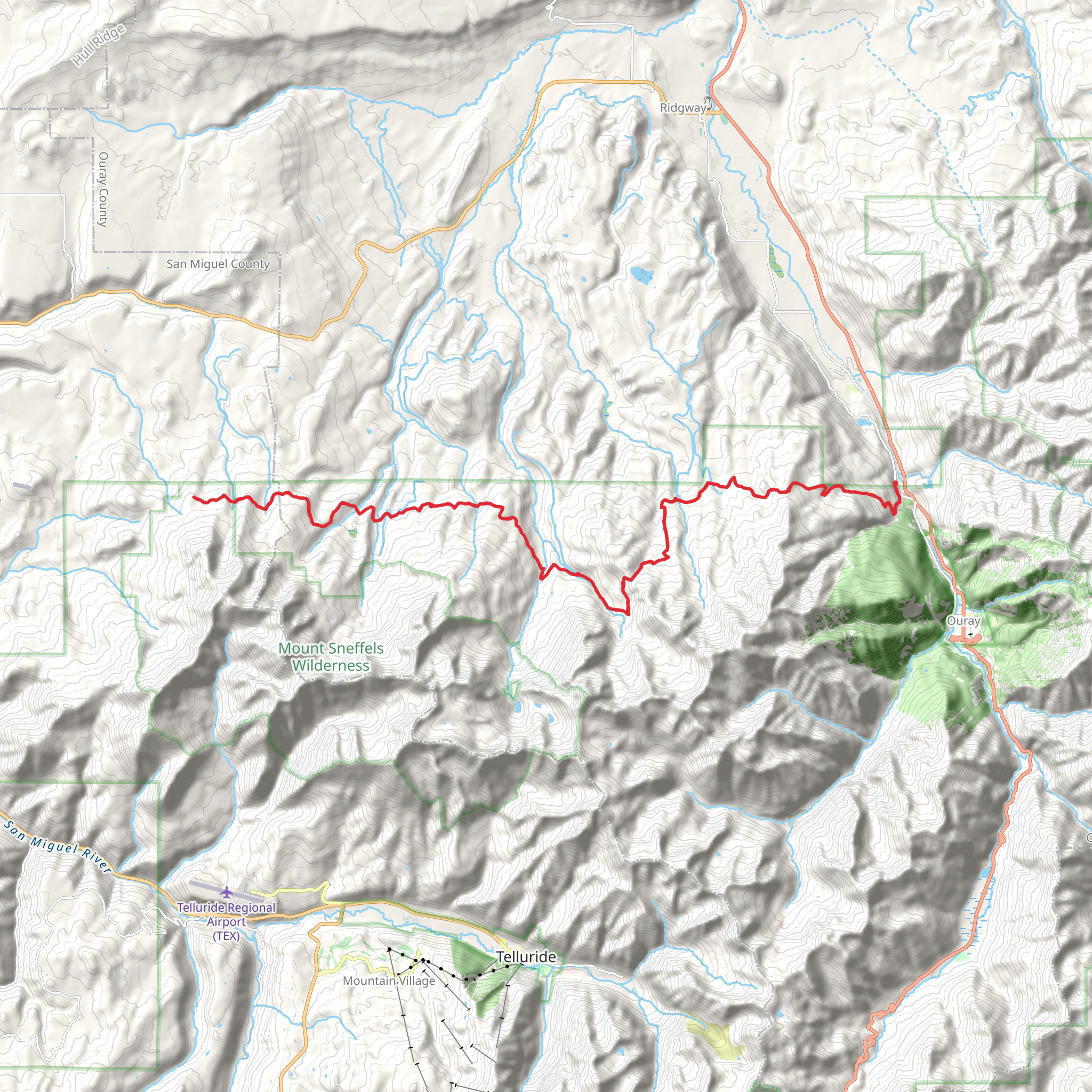 Dallas Trail mobile static map