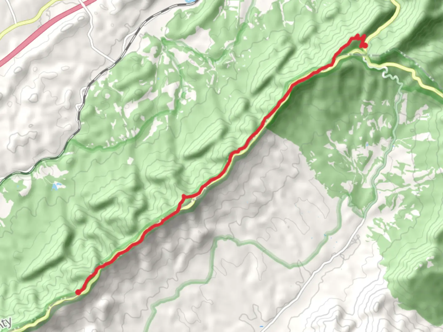 An image depicting the trail Blue Ridge Parkway - Appalachian Trail and its surrounding area.