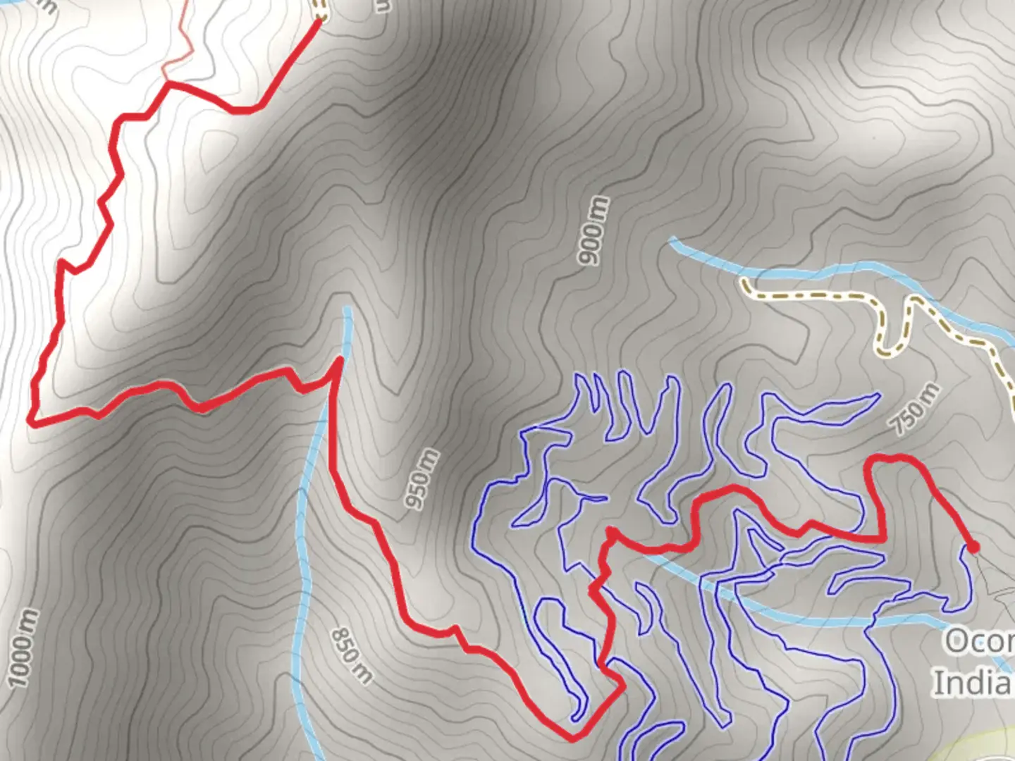 An image depicting the trail Mt Noble Lookout Tower and its surrounding area.
