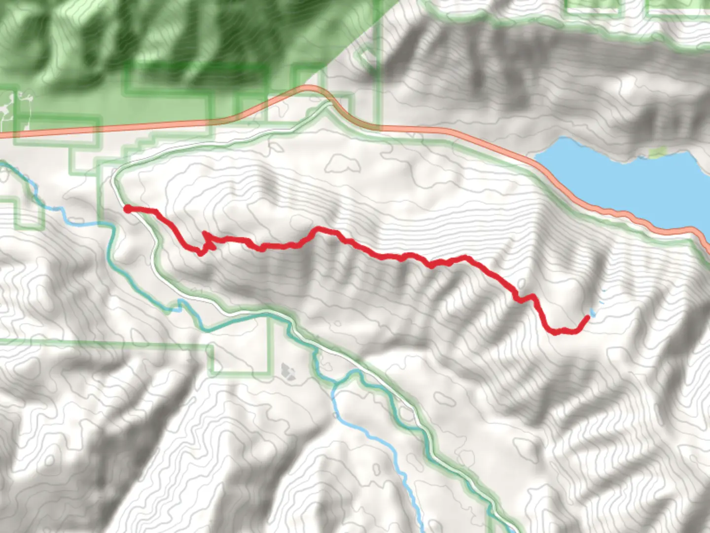 An image depicting the trail Eagle Lakes via Aurora Ridge Trail and its surrounding area.