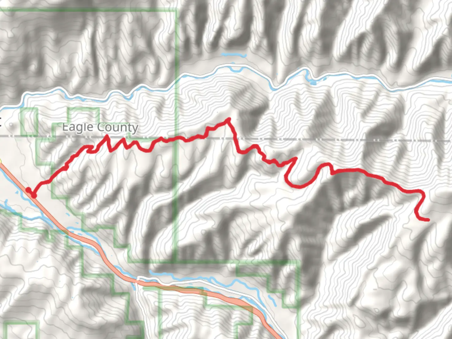 An image depicting the trail Arbaney Kittel and its surrounding area.