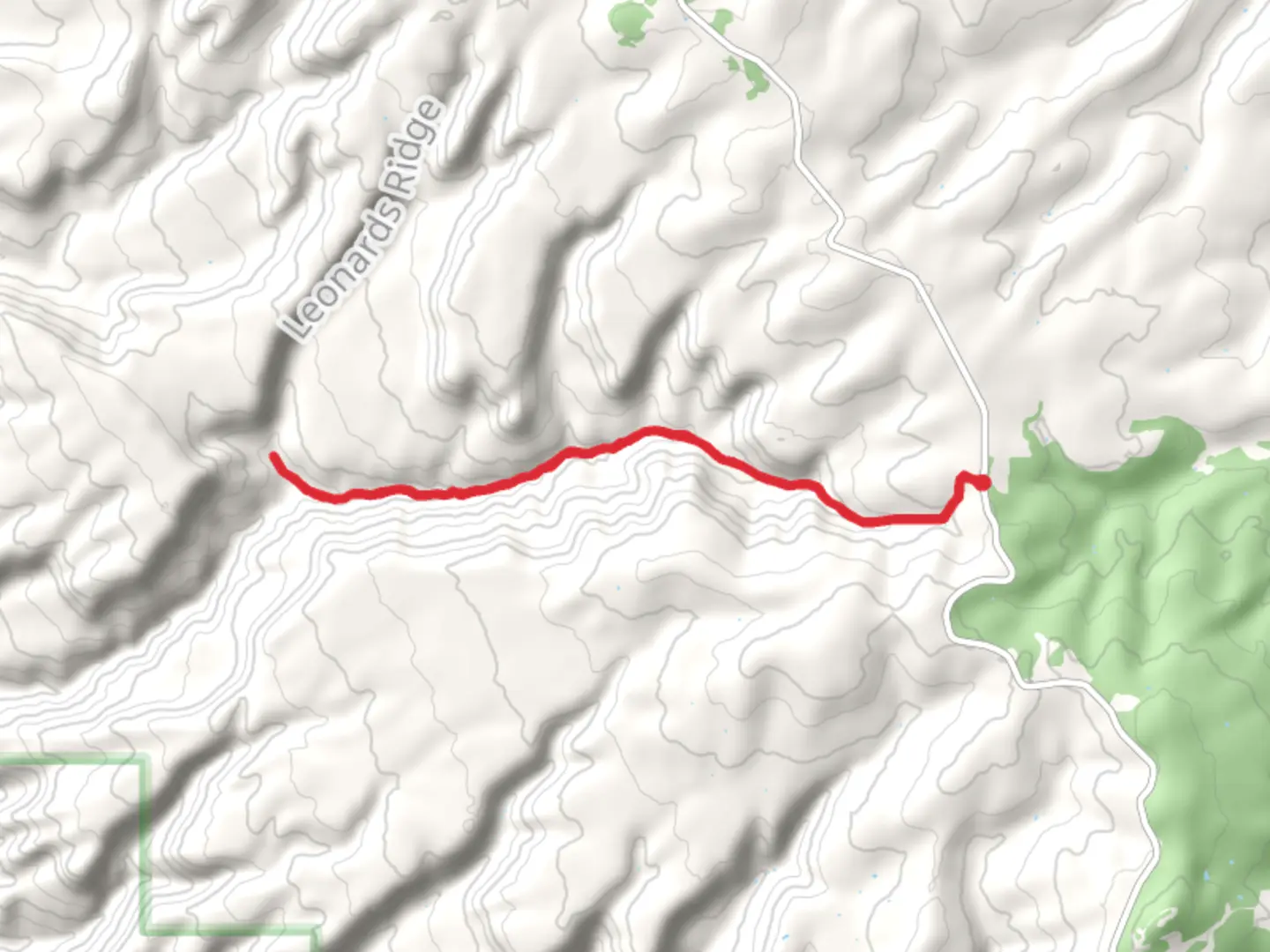An image depicting the trail Blue Creek Trail and its surrounding area.