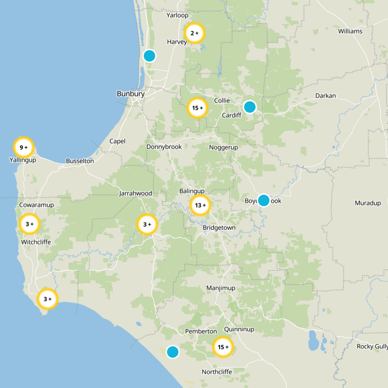 Donnybrook-Balingup Static Map