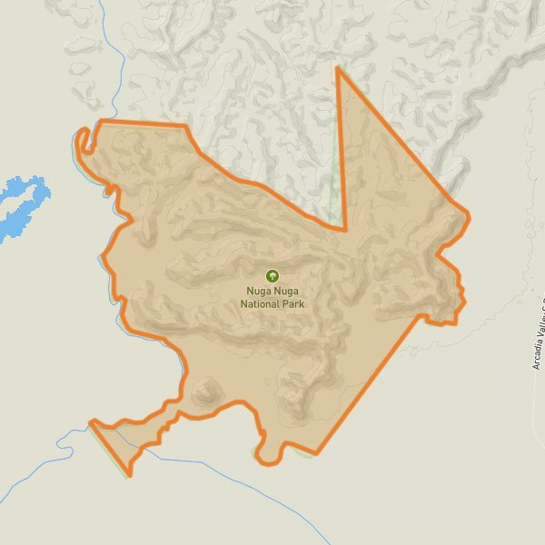 Nuga Nuga National Park mobile static map